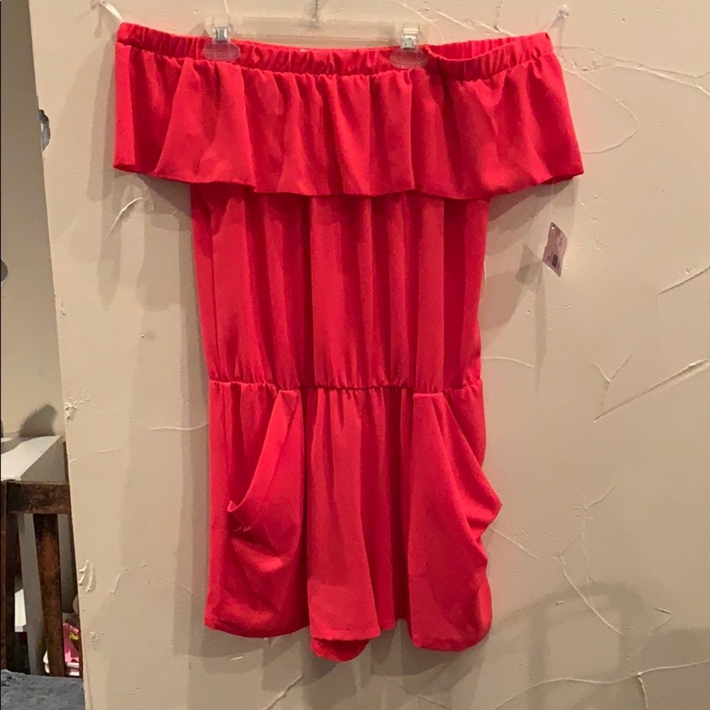 Peach Romper